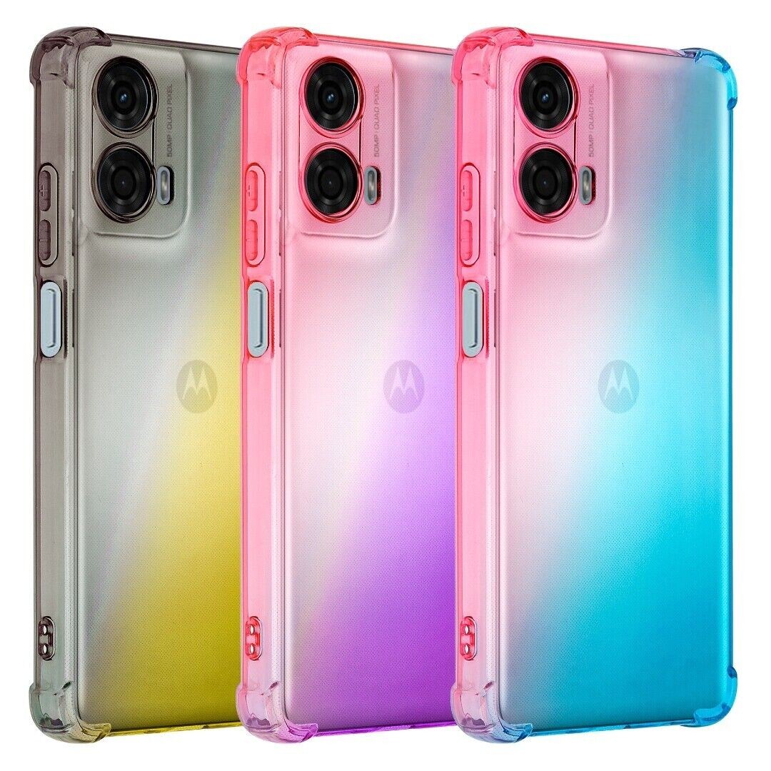 Per Moto E14 G04 G14 G34 G54 G84 E13 Custodia, Chiara IN Silicone