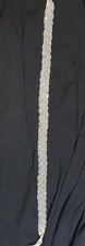 Rhinestone Bridal Belt w/Satin Ribbon Ties