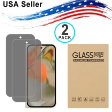 2PK GOOGLE PIXEL 5 6 7 8 9 A PRO XL FOLD PRIVACY TEMPERED GLASS SCREEN PROTECTOR
