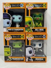 Universal Monsters Lot of 4 Funko Pop! #'s 1630, 1631, 1632, 1634 Dracula + More