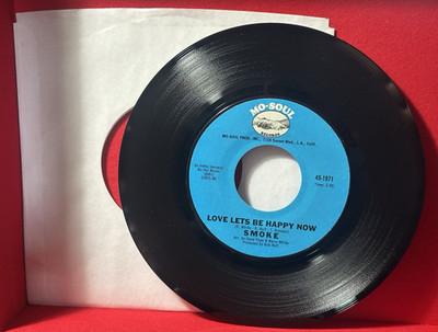 Smoke Oh Love / Love Lets Be Happy Now 1972 Mo-Soul 45 RPM -1971 North Soul Mint