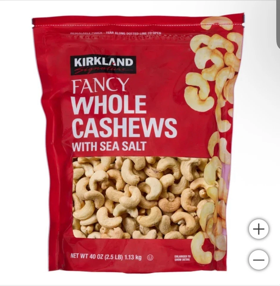 Kirkland Signature Whole Fancy Cashews Premium-Quality, 40 Ounce - Image 2 of 4