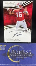 Russell Wilson /25 Auto (AU, SP) - 2016 Panini Immaculate Autograph 12/25 #4