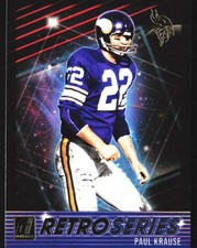 Paul Krause 2021 Donruss Retro Series Minnesota Vikings #RS31