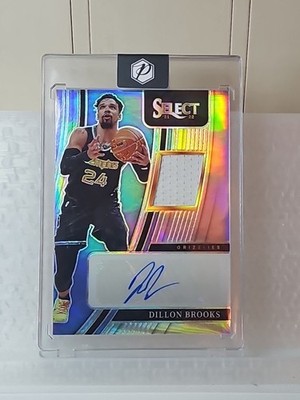 Dillon Brooks Grizzlies 21-22 Select, Purple Patch Auto, /99  