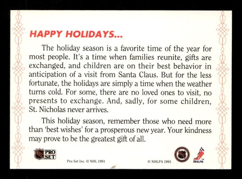 1991-92 Parkhurst #NNO Santa Claus - Picture 2 of 2