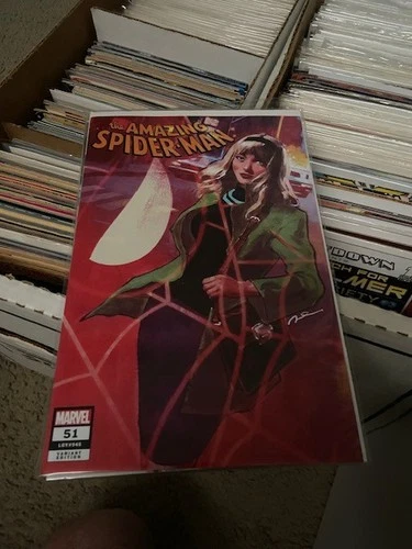 AMAZING SPIDER-MAN 51-GERALD PAREL EXCLUSIVE TRADE VARIANT-NM