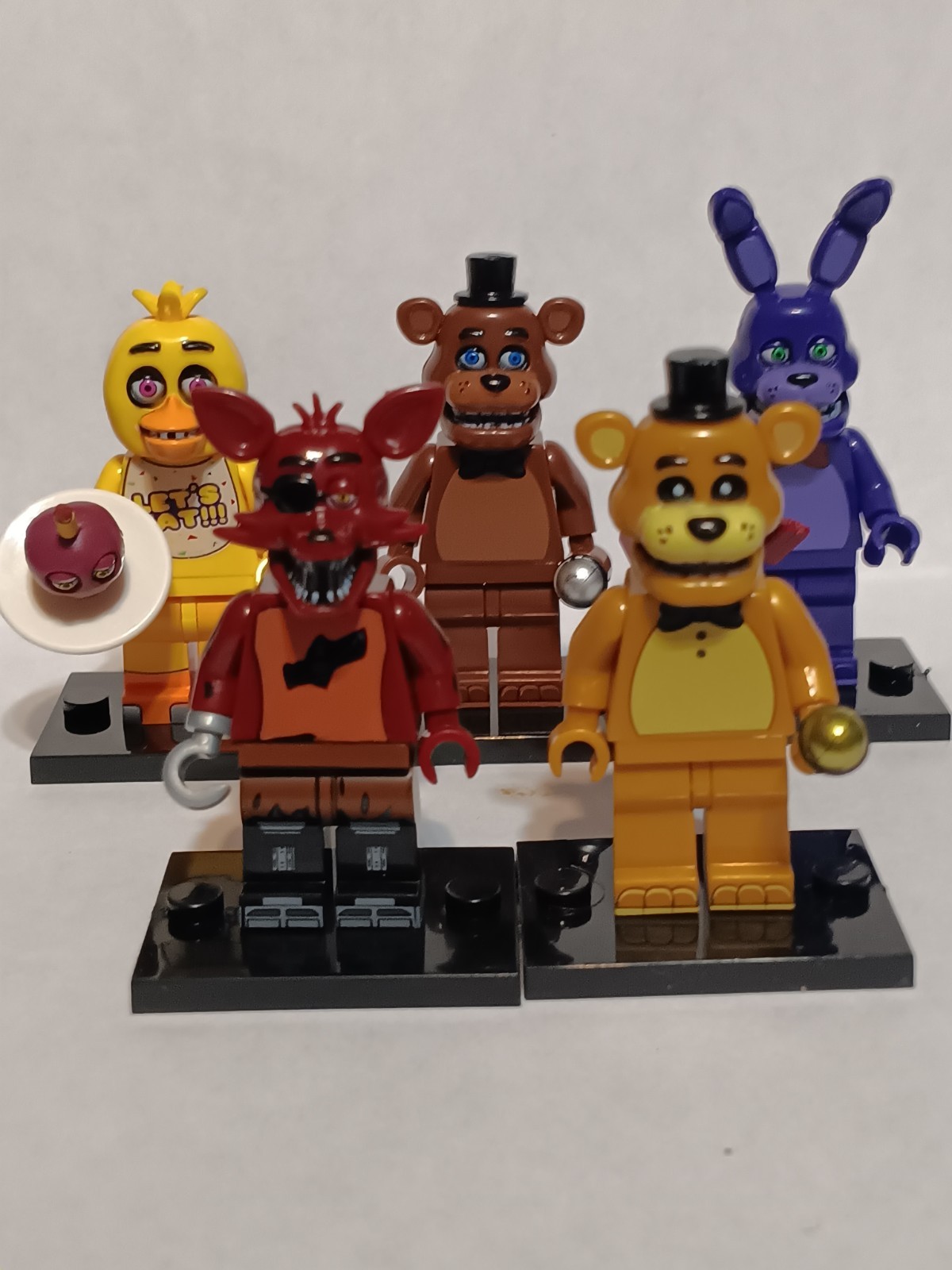 Juego de minifiguras Five Nights at Freddy's Freddy Foxy Chica Bonnie