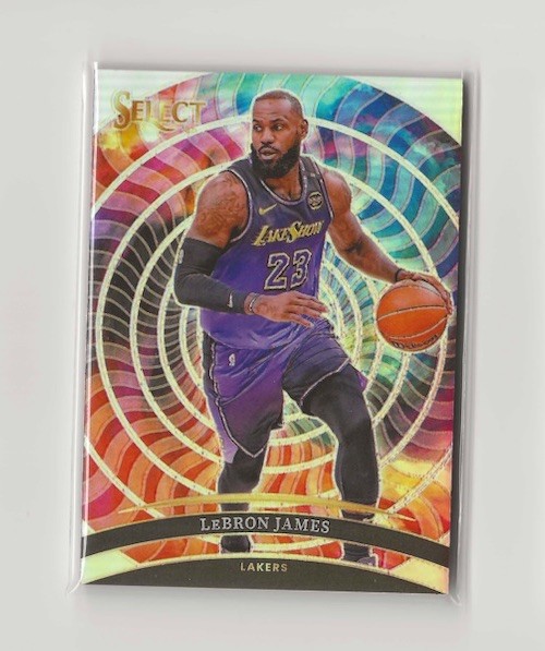 2024-25 Panini Select LeBron James #10 Color Wheel Prizm Case Hit Insert