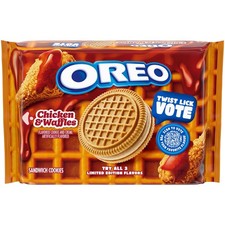 OREO Chicken and Waffles Sandwich Cookies, Limited Edition, 10.68 oz