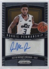 2019-20 Panini Prizm Rookie Penmanship Justin Wright-Foreman #RP-JWF Auto 0wc9