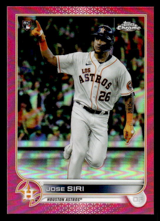 Jose Siri 2022 Topps Chrome Magenta Refractor #/399 #204 Houston Astros ESE