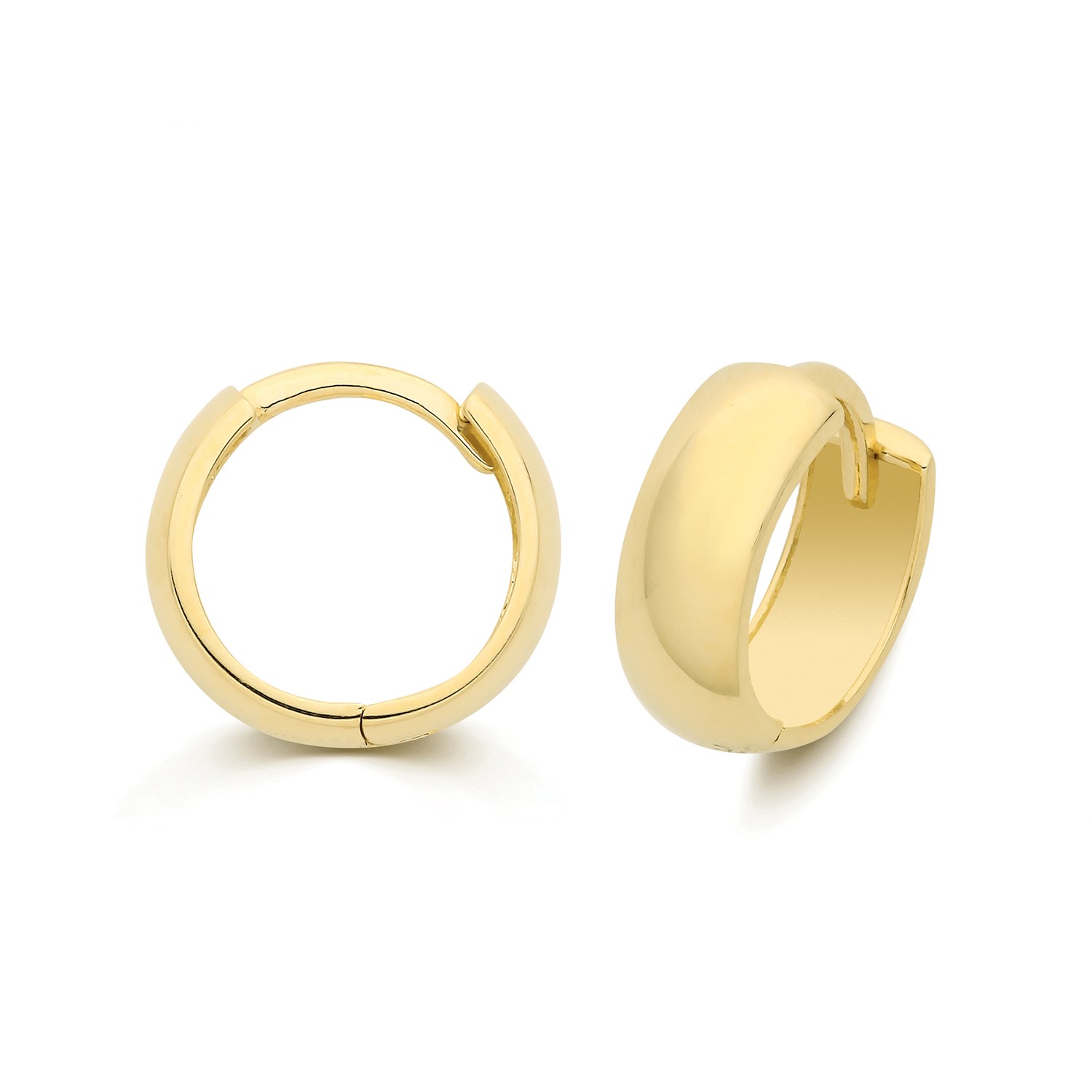 Boucles d'oreilles 11mm en or 375 pour femme au design intemporel