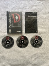 D (Sony PlayStation 1, 1996) Long Box Tested and Working - READ