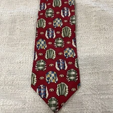 Keeneland Ferrell Reed All Silk Horse Racing Jockey Silks & Caps Necktie 