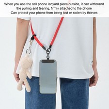 10Pcs Phone Tether Tab Universal Cell Phone Lanyard Patch Without Adhesive