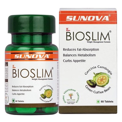Sunova Bioslim Herbal 60 Tablets Weight Management & Boost Metabolism Exp 2028