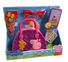 Peppa Pig Purse Bag Set Dress Up  Pretend Play Baby  Toddler/ 8 Pcs/ 3 / NEW 