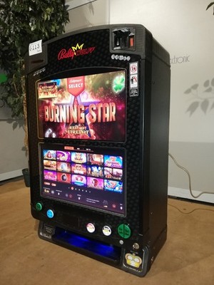 TR5.2 Bally Wide Wall Burning Star Geldspieler, LZ 08/28, Laufzeitgerät, G113