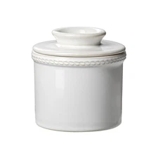 Butter Crock with Lid, Ceramic Butter Crock for Spreadable Soft Butter, Vinta...