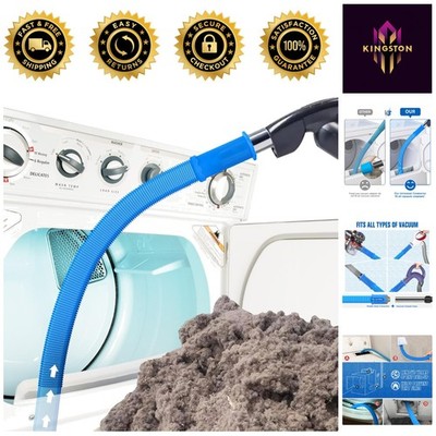 Fire Prevention Dryer Vent Cleaning Kit - Compatible with Most Vacuums