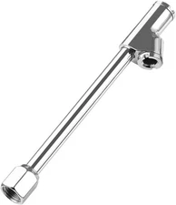 CZC AUTO Heavy Duty Inflatable Air Chuck, Straight on Foot Dual Head Silver 