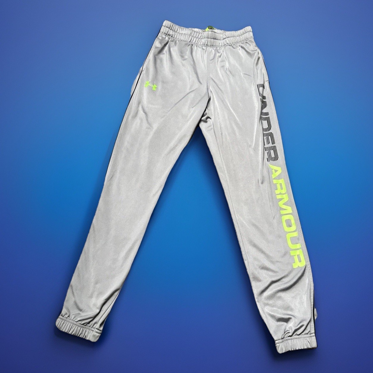 Under Armour Womens Water Resistant Gray Nylon Jogger Pants Size Small