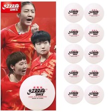 10 pcs DHS Seamed Table Tennis Balls D40 ABS New Material 10 Pcs/Box Profession