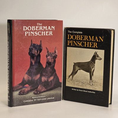 Set Of 2 Doberman Pinscher Books