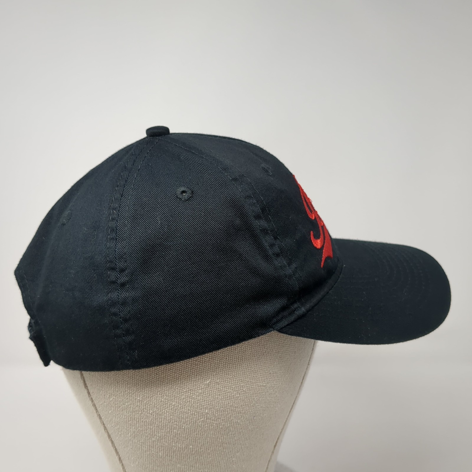 Boise Strapback Hat Solid Black One Size Embroide… - image 5