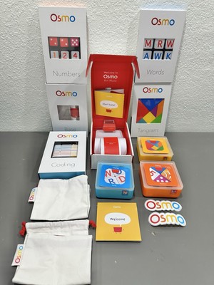 OSMO Lot- Base, Coding, Numbers, Tangram, Words, Plus iPhone Base And More Read.