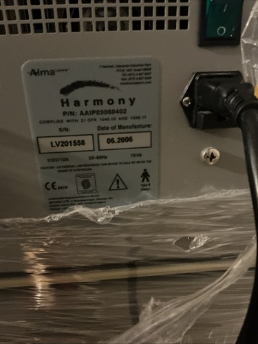 Alma Harmony Laser, Good Working Condition, A Bargain At $2500