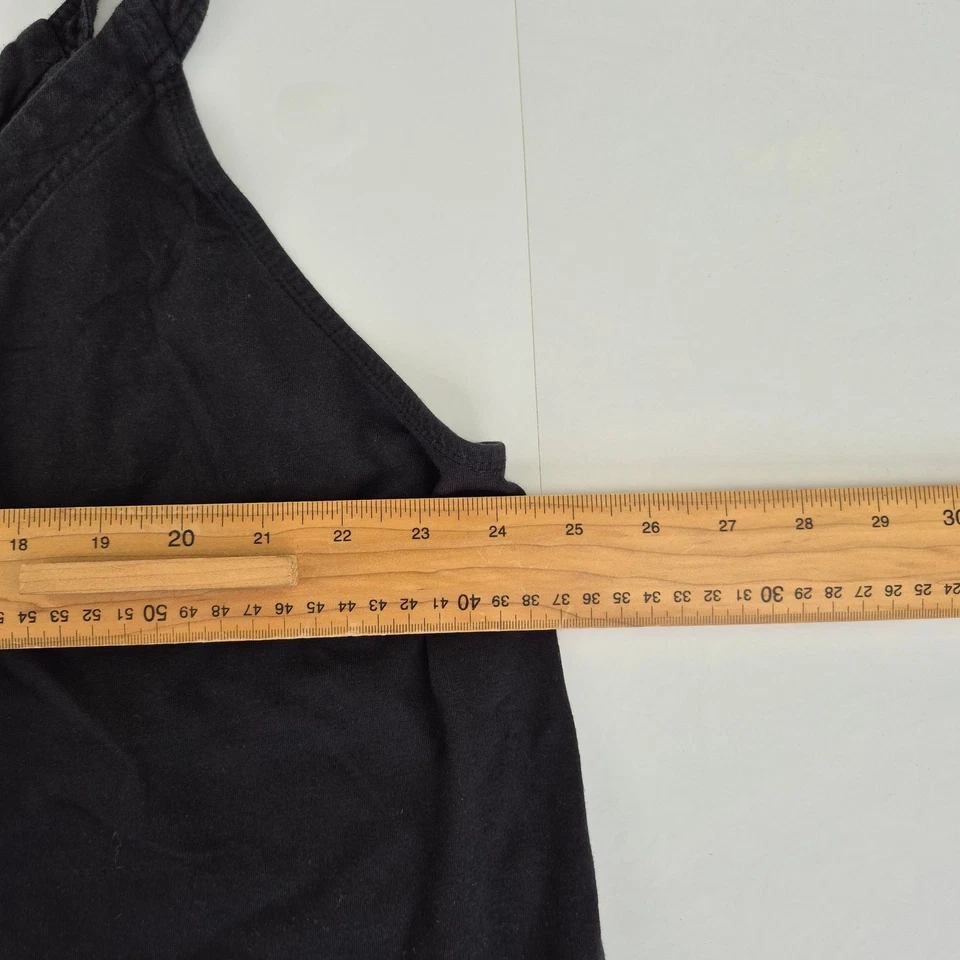 Tuta WHITE STUFF 24 nera donna misto cotone comoda senza maniche - Immagine 4 di 4