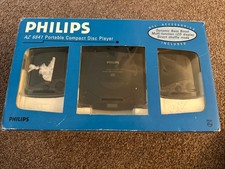 Philips AZ 6841 Portable Compact Disc Player Boxed Tested Working