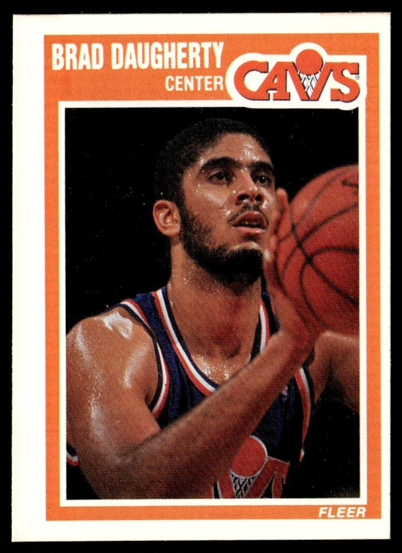 1987-88 Fleer Brad Daugherty Rookie Cleveland Cavaliers #25