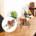 Wooden Wheelbarrow Model Ornament Wooden Crafts Adornment Farm Tool Model Decor