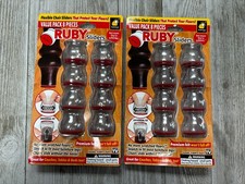 2x-Ruby Sliders As Seen On TV by BulbHead 8 Pk Ea NEW