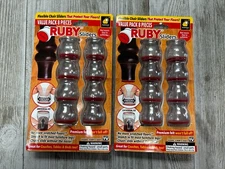2x-Ruby Sliders As Seen On TV by BulbHead 8 Pk Ea NEW