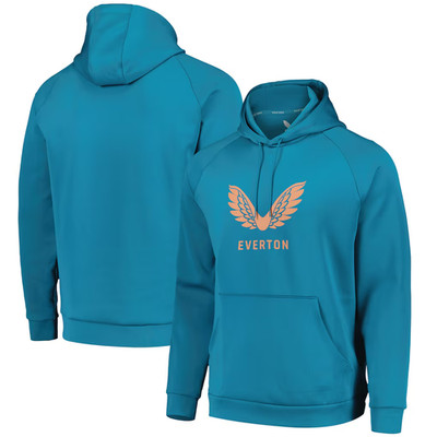 Everton Football Herren Hoodie (Größe S) Castore Players Training Hoodie - Neu