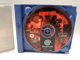RESIDENT EVIL 2 - SEGA DREAMCAST - USED PERFECTLY WORKING PAL VERSION