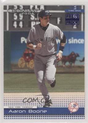 2004 Donruss Press Proof Blue 51/100 Aaron Boone #245 fm0