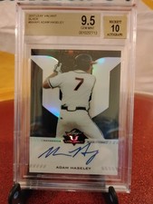 2017 Leaf Valiant Black Adam Haseley Auto 4/5    BGS 9.5/10 Gem *C-3*