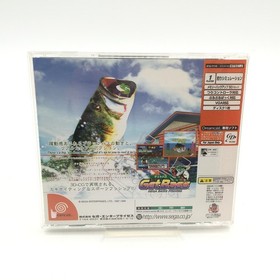 Sega Dreamcast Fishing Rod Controller HKT-8700 with Get Bass Game Japan Tested