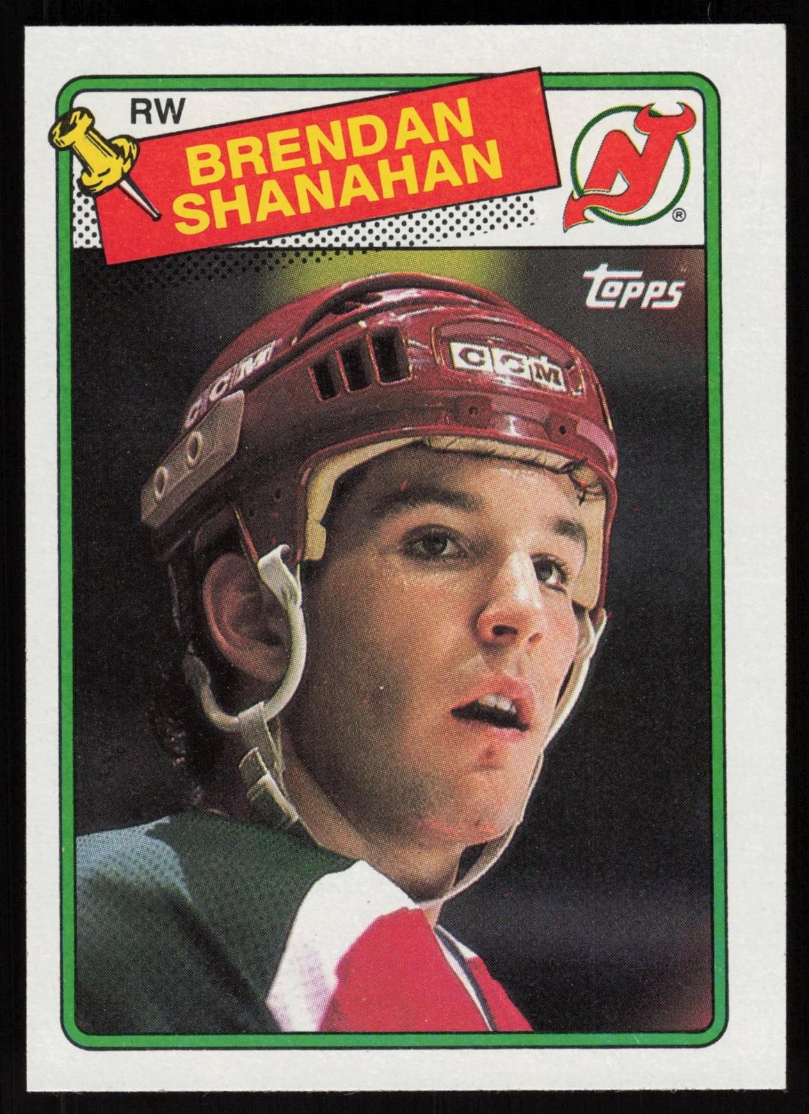 Brendan Shanahan 1988-89 Topps #122 RC Devils