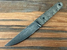 Ben Tendick BRT Bladeworks, BDU Kwaiken, 4.5" 1095 Blade, Black Micarta, Kydex