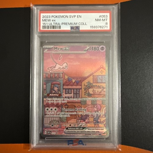 Mew ex graded PSA 8 for sale on eBay
