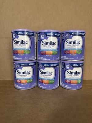 (6)Similac Total Comfort 12.4Oz EXP 03/2026 FREE SHIPPING*dented*
