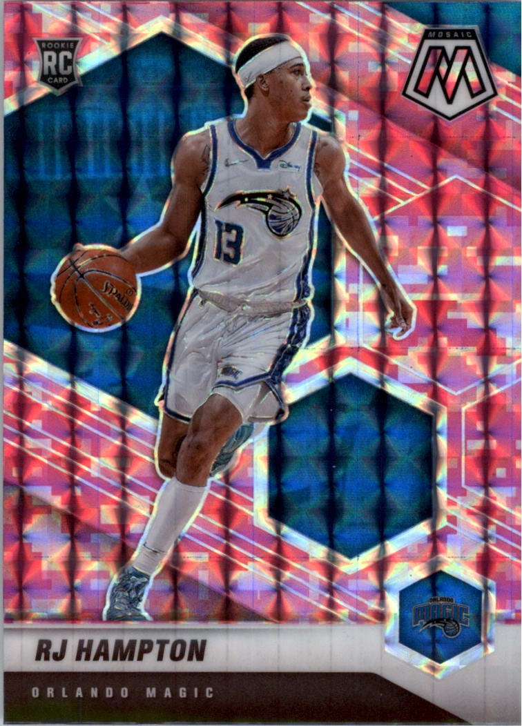 2020-21 Panini Mosaic Mosaic Camo Pink #233 RJ Hampton - BSK