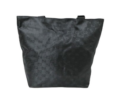 Tote Bag Black 15 Inch Everyday Travel Shoulder Carry All Bag 09005E