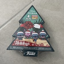 Funko Pop Disney Holiday Christmas Lilo and Stitch Pocket 4 Pack Mini